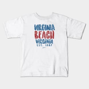 Virginia Beach, Virginia, Est. 1887 Kids T-Shirt